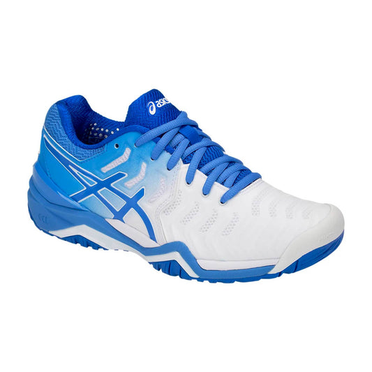 Tenis Jr Asics Blanco Degradado